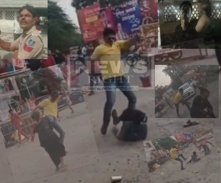 पुलिसकर्मी द्वारा घटित घटना क्रम में पुलिस ने की खानापूर्ति, इस खानापूर्ति से सवाल यह उठता है की गरीब के बच्चो के लिए कानून है या नहीं ??