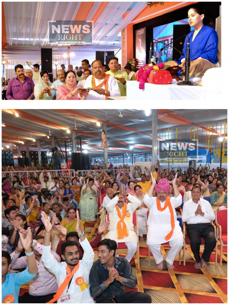 कथावाचक जया किशोरी ने कहा की सच्चे भक्त को कभी अहंकार नहीं होता !